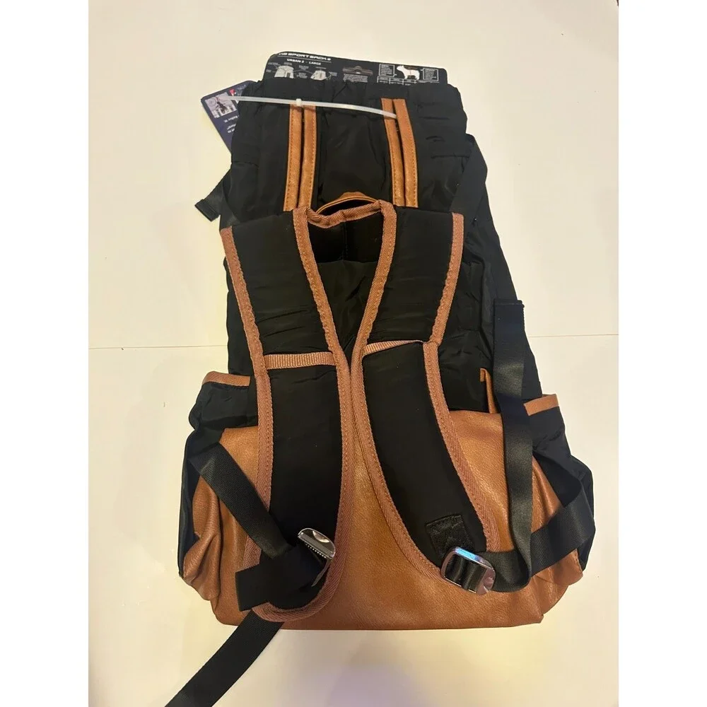 NWT K9 Sport Sack/Urban 2: The Original Backpack Dog Carrier Black Size Large